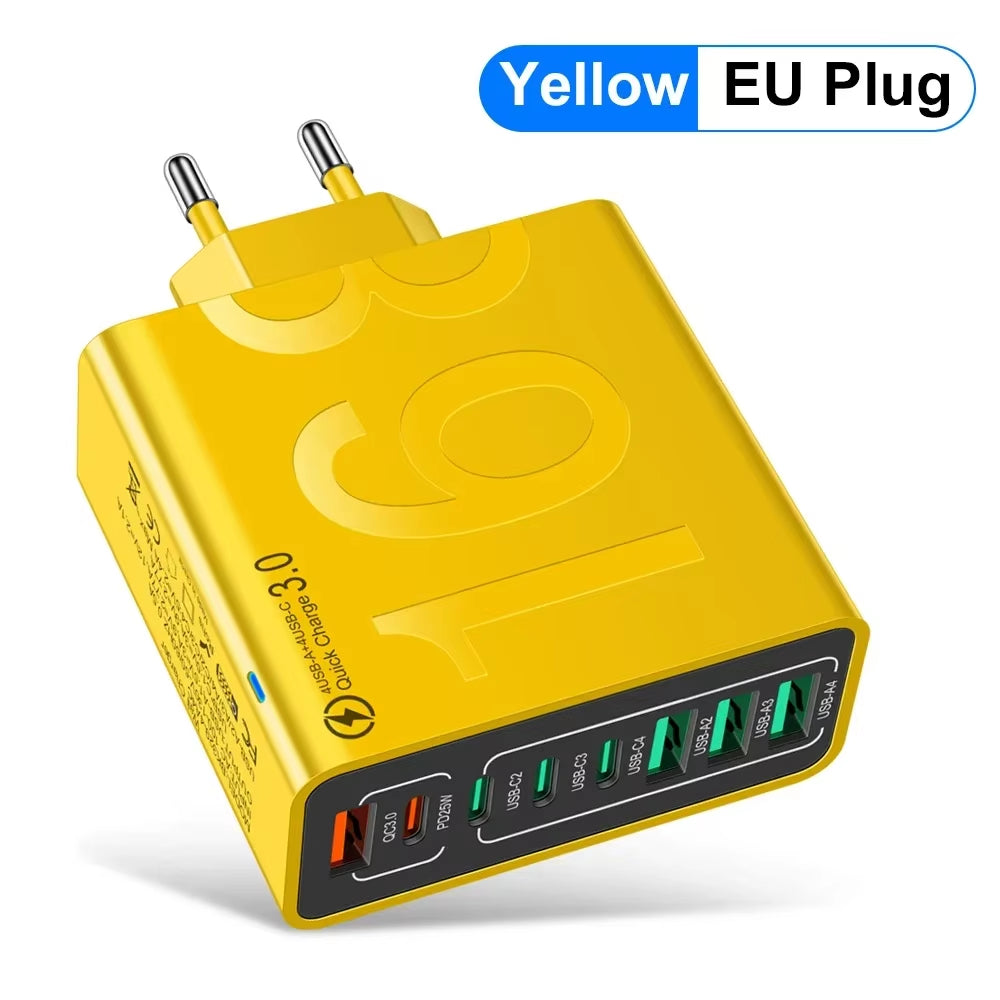 High-Speed Multi-Port USB-C Charger